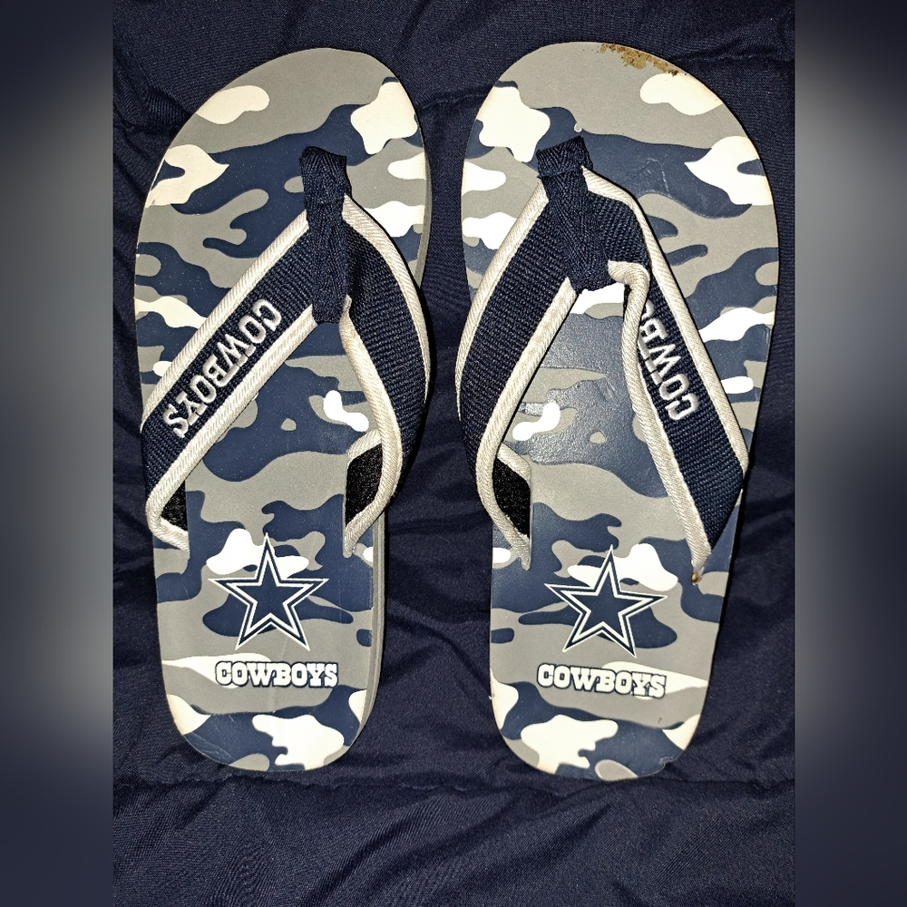 Dallas Cowboys Flip Flop Sandals
